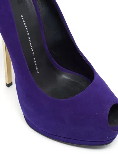 Pre-owned Giuseppe Zanotti Vintage 150mm Peep-toe Platform Pumps