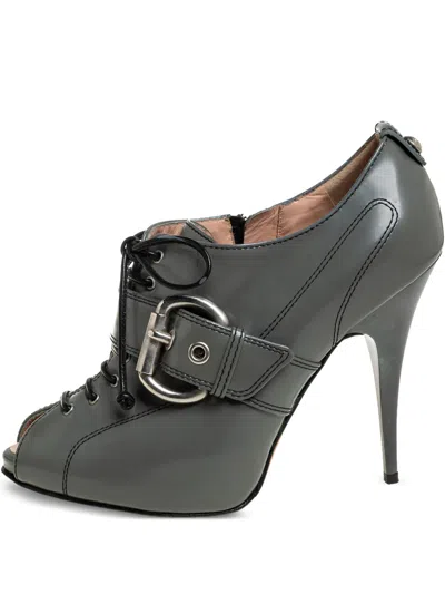 Pre-owned Giuseppe Zanotti Vintage 110mm Leather Heeled Boots