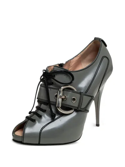 Pre-owned Giuseppe Zanotti Vintage 110mm Leather Heeled Boots