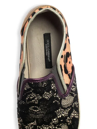 Pre-owned Dolce & Gabbana Mix-print Sneakers