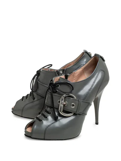 Pre-owned Giuseppe Zanotti Vintage 110mm Leather Heeled Boots