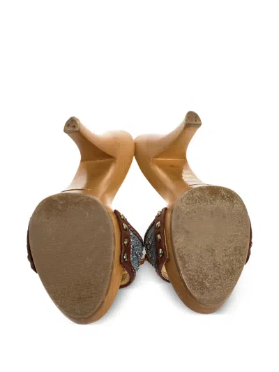 Pre-owned Dolce & Gabbana Bead-embellished Sandals