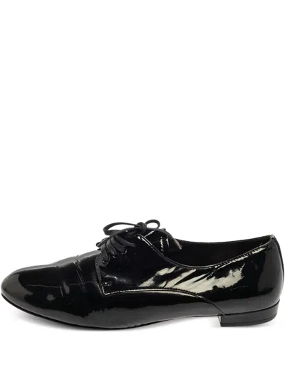 Pre-owned Miu Miu Patent-finish Derby Shoes