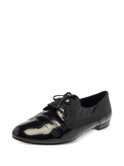 Pre-owned Miu Miu Patent-finish Derby Shoes