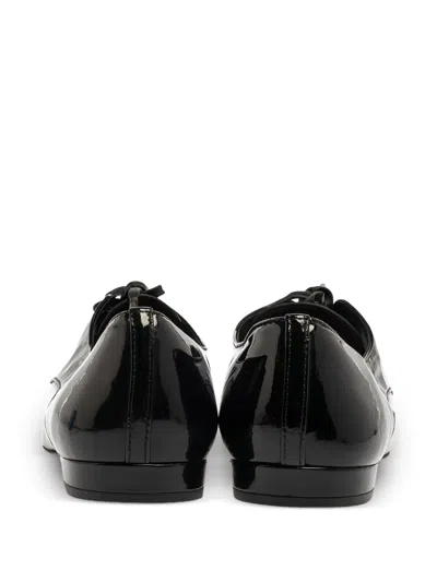 Pre-owned Miu Miu Patent-finish Derby Shoes
