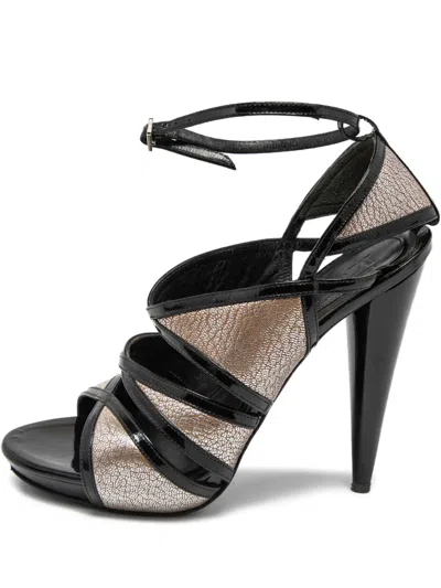 Pre-owned Alexander Mcqueen 120mm Leather Sandals