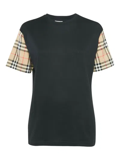 Pre-owned Burberry Check-pattern T-shirt