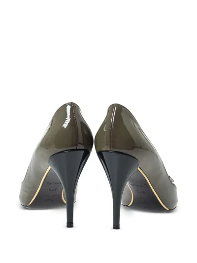 Pre-owned Louis Vuitton Peep-toe Patent Pumps