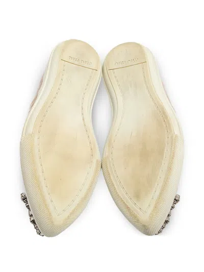Pre-owned Miu Miu Slip-on Sneakers
