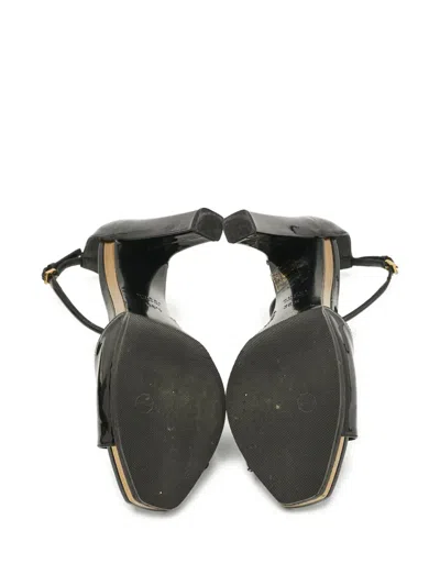 Pre-owned Gucci 110mm T-strap Patent-leather Pumps
