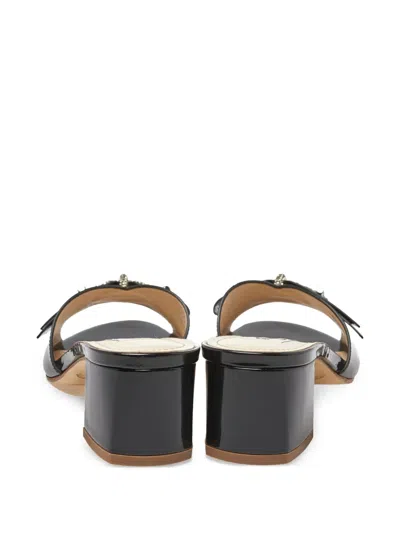 Pre-owned Tod's Vintage 45mm Buckle-embellished Open-toe Mules
