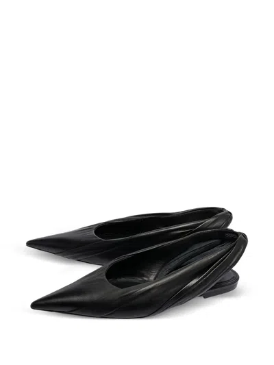 Pre-owned Balenciaga Pointed-toe Slip-on Flats