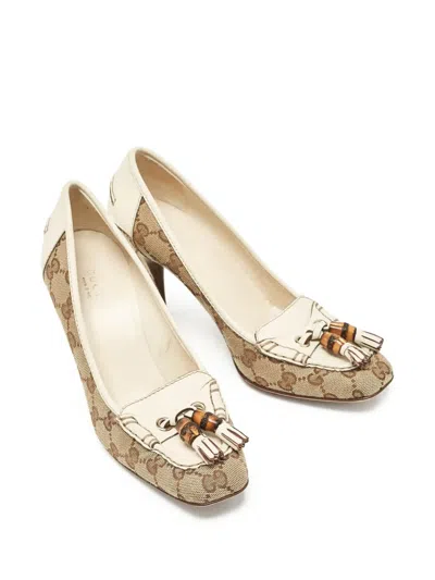 Pre-owned Gucci Babouska Tassel-embellished Pointed-toe Pumps