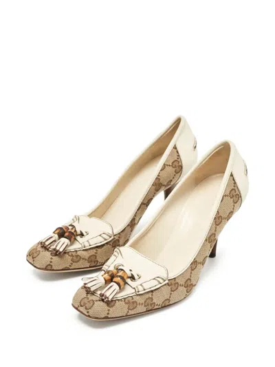 Pre-owned Gucci Babouska Tassel-embellished Pointed-toe Pumps