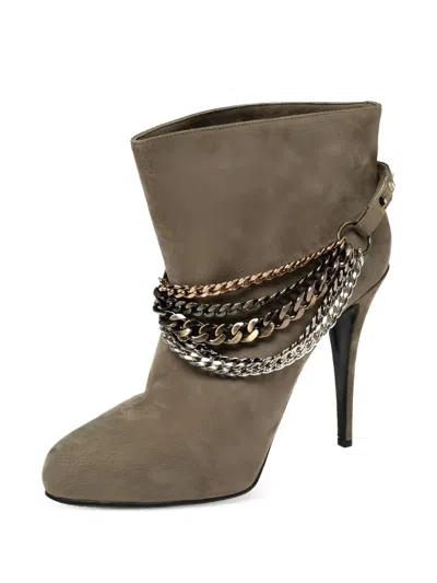 Pre-owned Le Silla 130mm Leather Heeled Boots