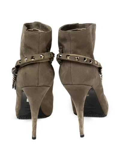 Pre-owned Le Silla 130mm Leather Heeled Boots