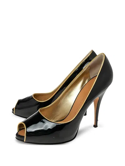 Pre-owned Giuseppe Zanotti Vintage 120mm Peep-toe Heeled Pumps