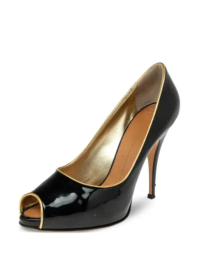 Pre-owned Giuseppe Zanotti Vintage 120mm Peep-toe Heeled Pumps