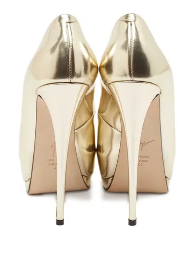 Pre-owned Giuseppe Zanotti  150mm Sharon Peep-toe Pumps