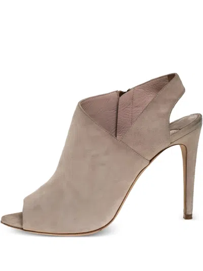 Pre-owned Miu Miu Suede Heeled Sandals