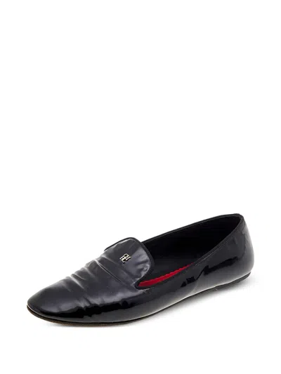 Pre-owned Carolina Herrera  Patent-leather Smoking Loafers