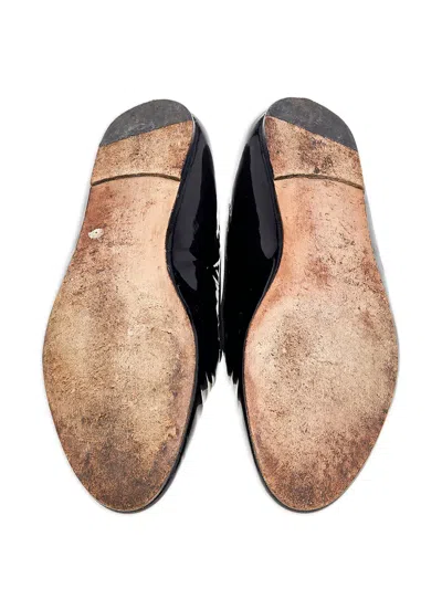 Pre-owned Carolina Herrera  Patent-leather Smoking Loafers