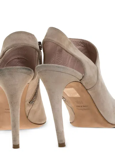 Pre-owned Miu Miu Suede Heeled Sandals