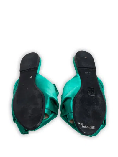 Pre-owned N°21  Knot-detail Satin Sandals