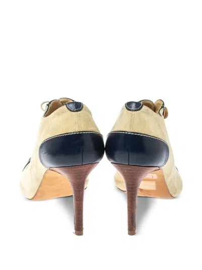 Pre-owned Carolina Herrera Vintage Suede Ankle Boots