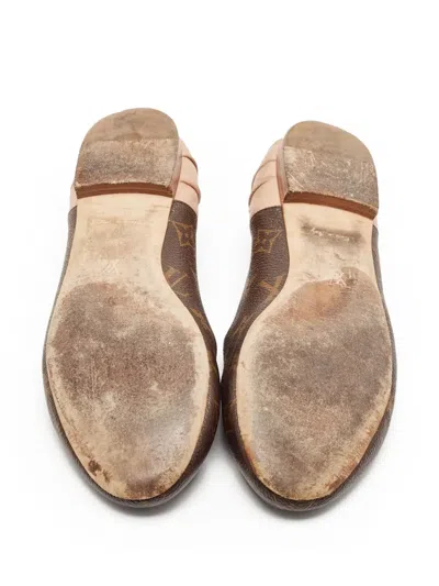 Pre-owned Louis Vuitton Joy Bow-detail Ballet Flats