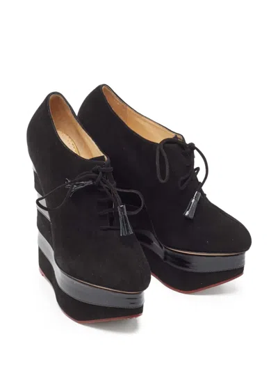 Pre-owned Charlotte Olympia  140mm Martha Pumps