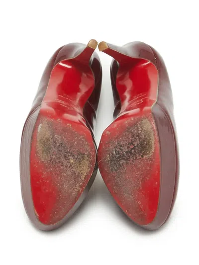 Pre-owned Christian Louboutin 110mm Patent-leather Pumps