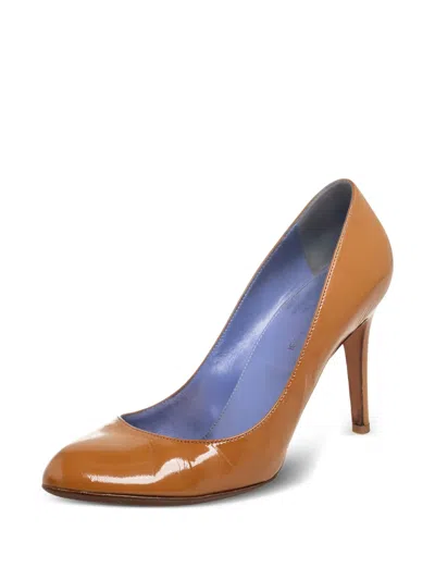 Pre-owned Sergio Rossi Vintage 110mm Patent-leather Pumps