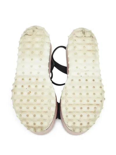 Pre-owned Miu Miu Suede Platform Sandals