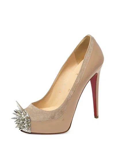 Pre-owned Christian Louboutin 130mm Asteroid Spike Pumps