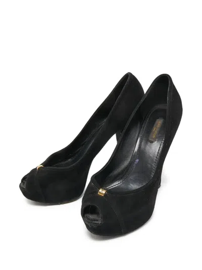 Pre-owned Louis Vuitton 120mm Peep-toe Pumps