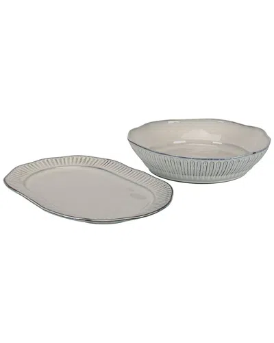 Bia Cordon Bleu 2pc Colonnade Serveware Set In Neutral