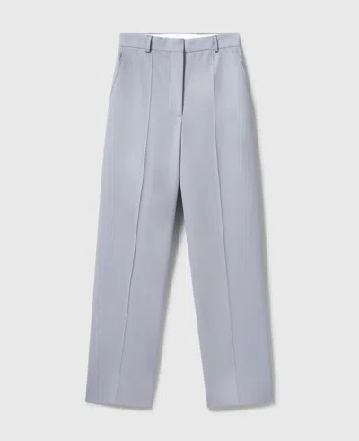 Stella Mccartney Low-rise Straight-leg Trousers In Gray