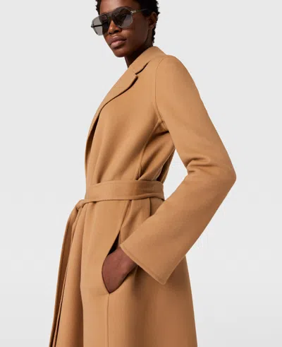 Stella Mccartney Double-faced Belted Trench Coat In Brown