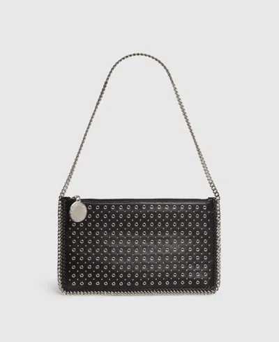 Stella Mccartney 'studded Chain Strap Shoulder Bag' In Black