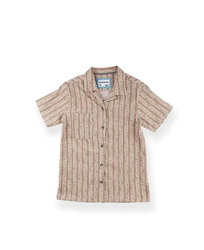 Sovereign Code Boys' Lantern Shirt - Big Kid In Brown