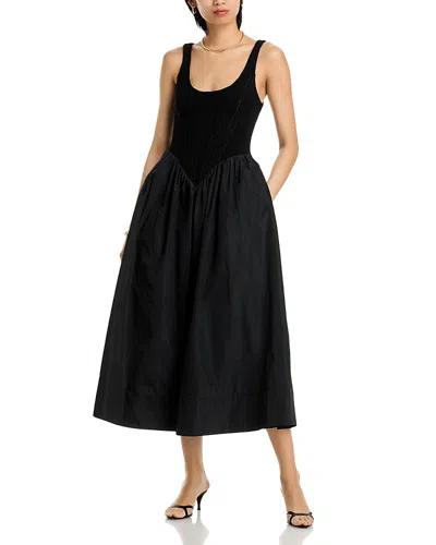 Cinq À Sept Cinq A Sept Crochet Martay Dress In Black