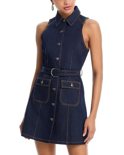 Cinq À Sept Cinq A Sept Andree Denim Mini Dress In Blue