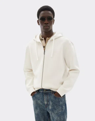 Ferrari Zipped Sweatshirt In Scuba Fabric