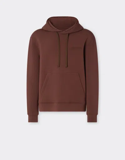 Ferrari Hooded Sweatshirt In Scuba Fabric