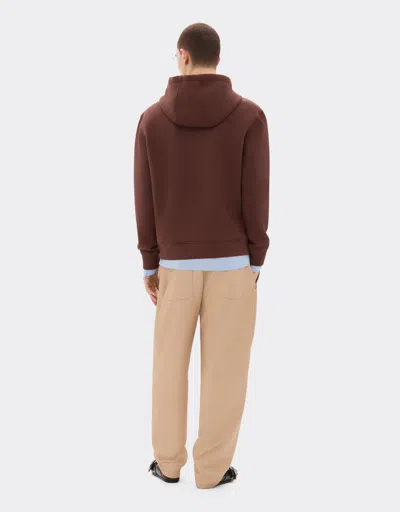 Ferrari Hooded Sweatshirt In Scuba Fabric