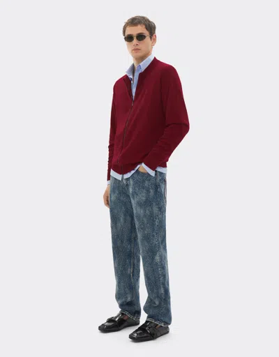Ferrari Wool And Cashmere Cardigan