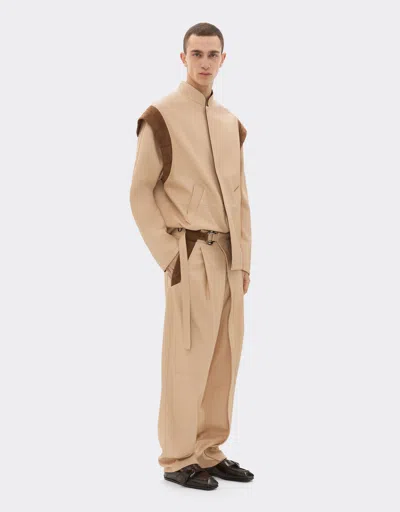 Ferrari Trousers In Nappa And Suede