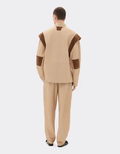 Ferrari Trousers In Nappa And Suede