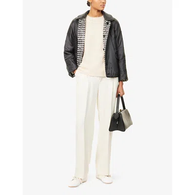 Max Mara Cube Womens Bric Padded Shell Jacket Black In Black